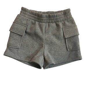 Olivia Kay girl's shorts size S (7). Gray color. Stretchy. Made in China.